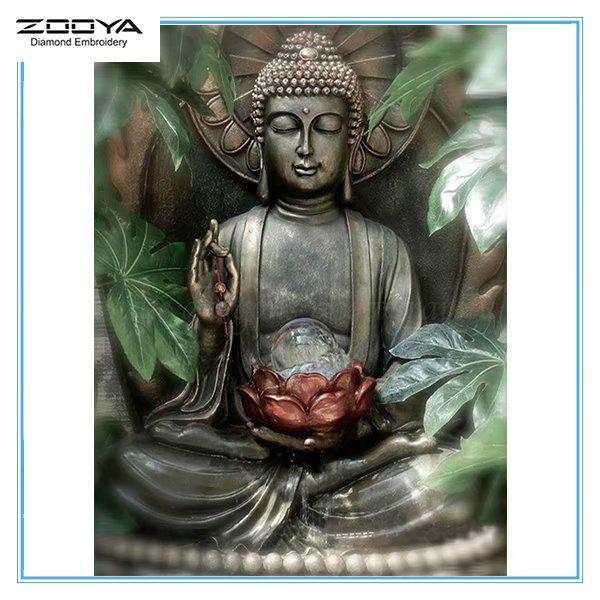 

ЗООЯ DIY 3D Алмазная картина Будда Вышивка Крестом Стежок Главная Декор
