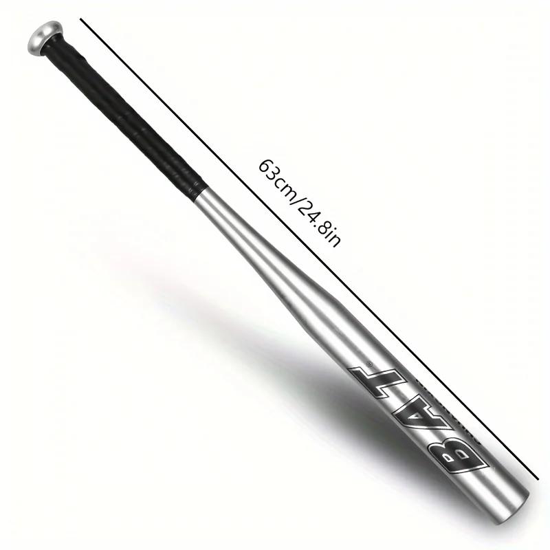 Baseball Training Kit for Teenagers Beginners - Aluminum Alloy Baseball Bat & Catcher's Glove Set Colors: Black Blue Silvery