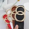 Elastic Belt Women'S Ring Smooth Buckle Decorative Dress Adjustable Elastic Waist Seal 5Cm Three Sizes
