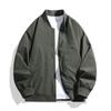 Giacca Bomber da Uomo Stile Coreano con Collo Rialzato – Casuale e Versatile per Primavera e Autunno