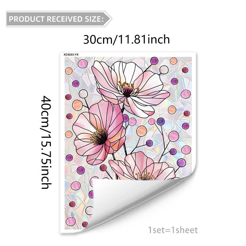 Adorable Bees Style Glass Sticker DIY Honeybee Wall Decals For Glass Windows Removable Sticker