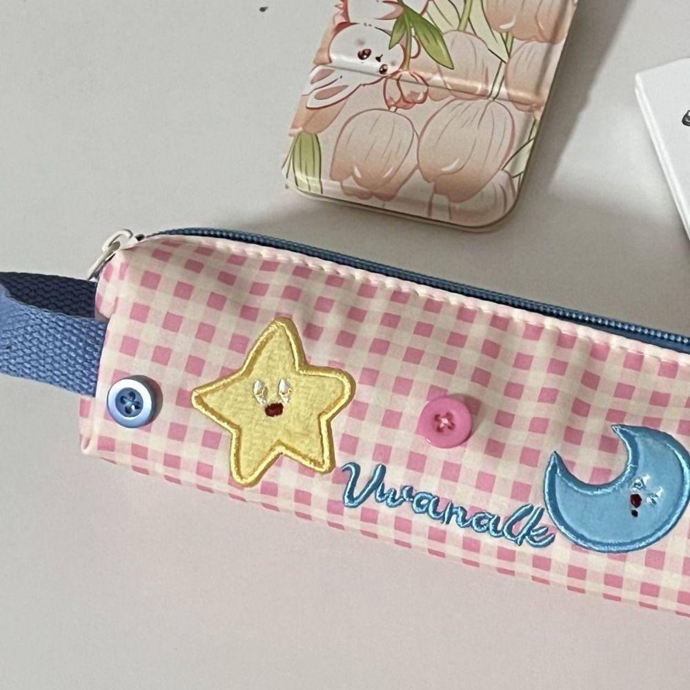 Canvas Pencil Case Handheld Stationery Organizer New Stationery Bag  Gift