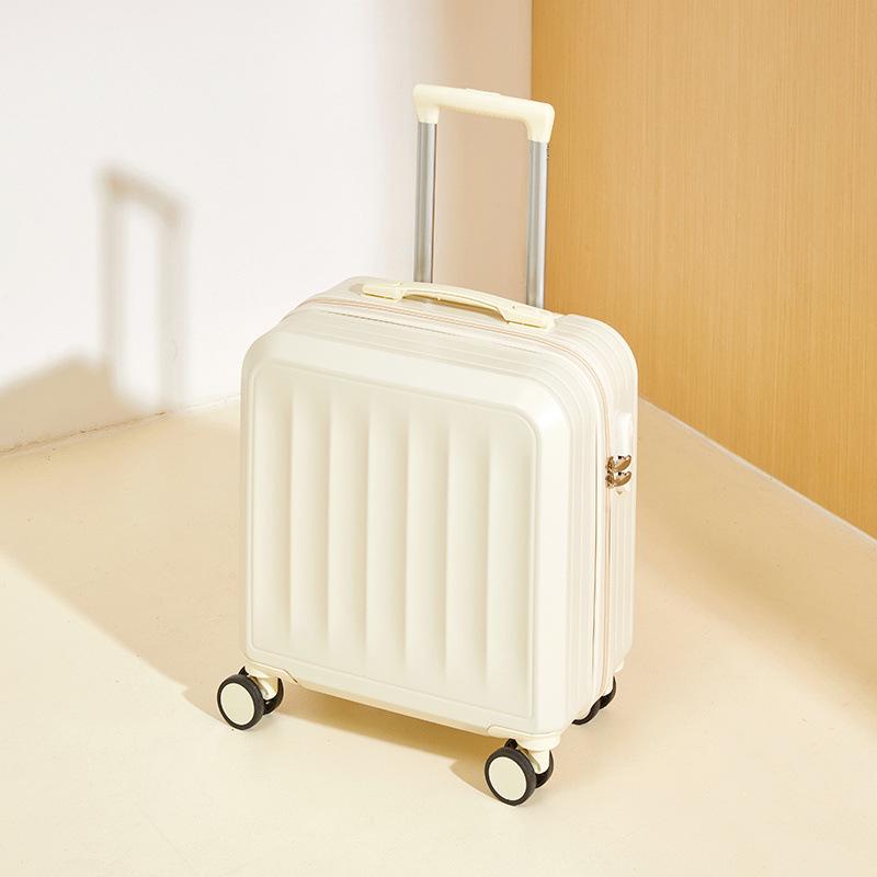 

Легкий ручной багаж с бесшумными колесами и кодовым замком для студентов и женщин 18-inch (Carry-on)