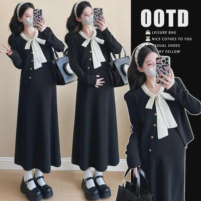 Herbstmode im koreanischen Stil: Elegantes Umstandsbekleidungsset