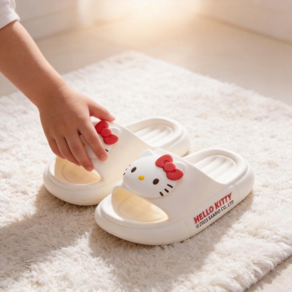 Hello Kitty Melody Kuromi Cinnamoroll Summer Sandals With Eva Breathable Mesh For Indoor And Outdoor Play
