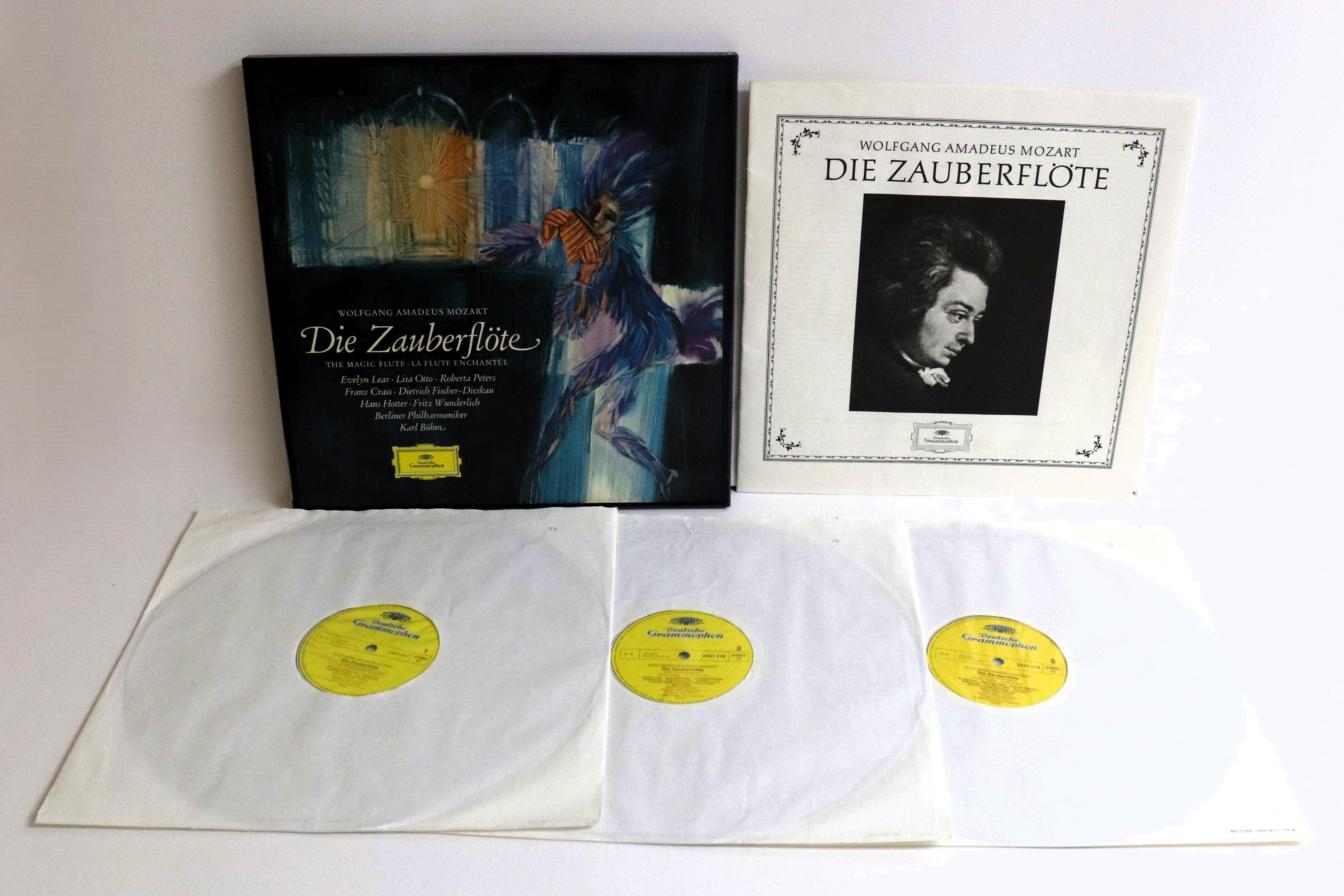 

LP Record KARL BOHM, BERLINER PHILHARMONIKER - Mozart Die Zauberflote 2720079 DEUTSCHE GRAMMO 1976 Germany Classical Used