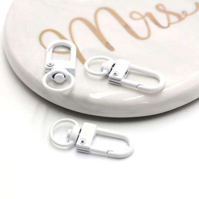 1Pcs Mix Candy Color Snap Rotating Lobster Clasp Hooks Metal Plated Diy Jewelry Making Accessories For Keychain Handbags