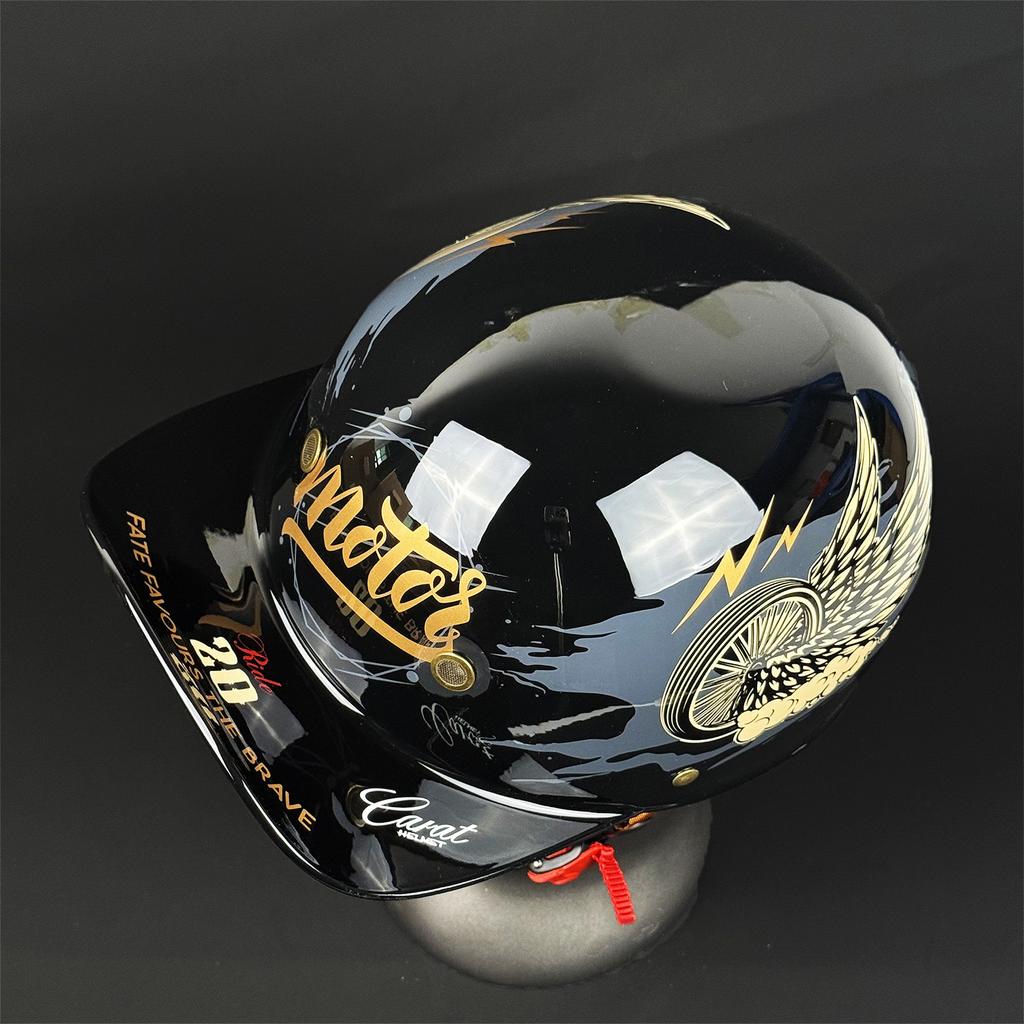 Motorcycle Half Helmet DOT Appd Shell Open Face UnisexAdult Helmet for Motorcycle Scooter