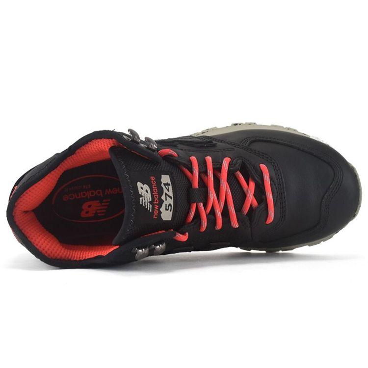 New Balance NB 574 Retro Syntetisk Lær Lavsko Fritid Løpesko Unisex sneaker Svart MH574WTB