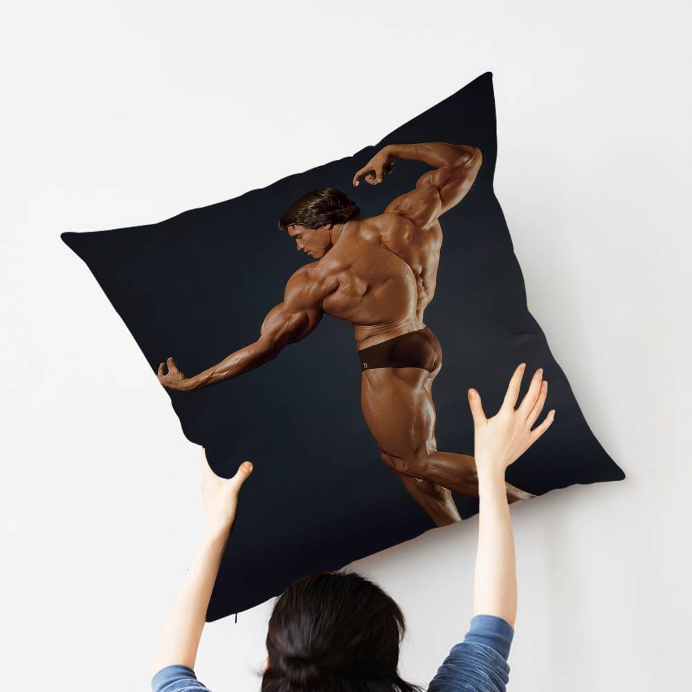 Fitness Motivation Pillow Cover for Bedroom Room and Living Room Sofa Decorative Cushion Cover