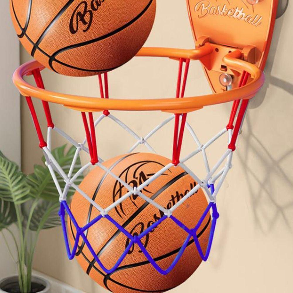 No-Drill Installation Toddler Basketball Hoop Foldable Kids Basketball Set  Indoor Play