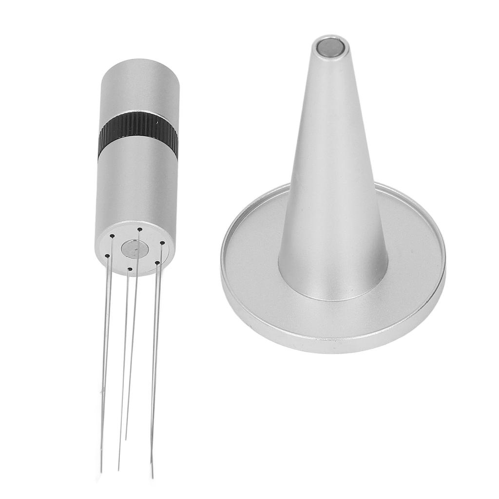 Coffee Powder Distributor Needle Rotatable Stainless Steel Coffee Stirrer Distribution Tool for