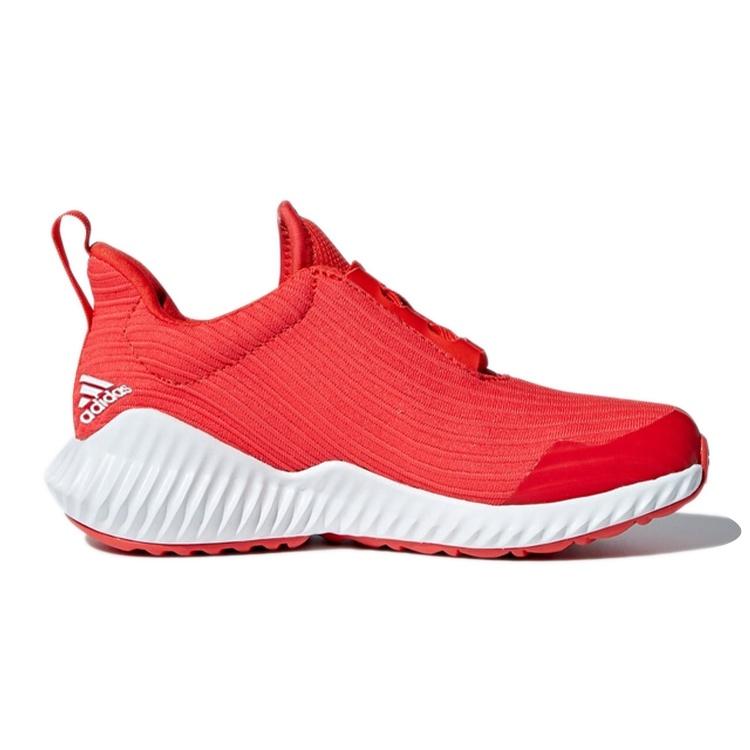 adidas Fortarun K Slip Resistant Slip Resistant Low Top Kids' Running Shoes Red White Kids' AH2621