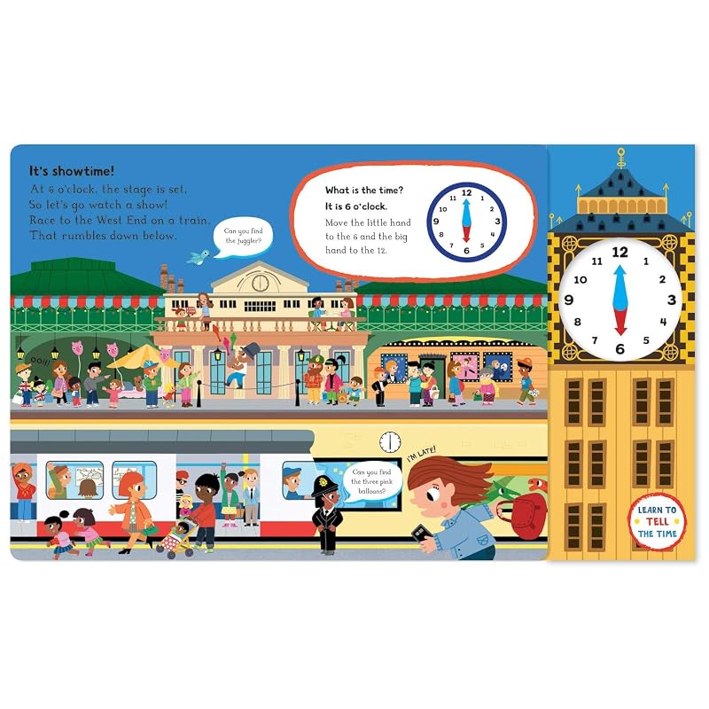 What' the Time In London?: A Tellthetime Clock Book ( ) (Campbell London Range)