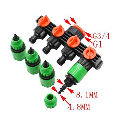 Garden Hose Splitter Cranes Hose Irrigation 1/4" Watering Pipe Fitting 8/11 Faucet Connector Irrigation Fittings Mist Connector