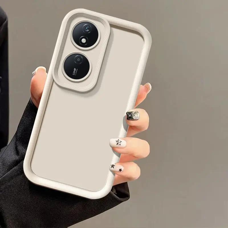 For Huawei Honor 90 Smart Case X7B 5G Phone Cases X7 90 Lite 50 70 Pro 80 SE X5 Plus Lens Protect Matte Cover Funda Coques Capa