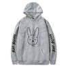 Unisex Hooded Sweatshirt Bad Bunny Inspired Casual Fall Pullover With Letter Print