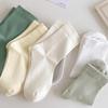 Pure Cotton Women's Anti-Odor Breathable Mid-Calf Scrunched Maternity Socks - Anti-Pilling & Seamless Design