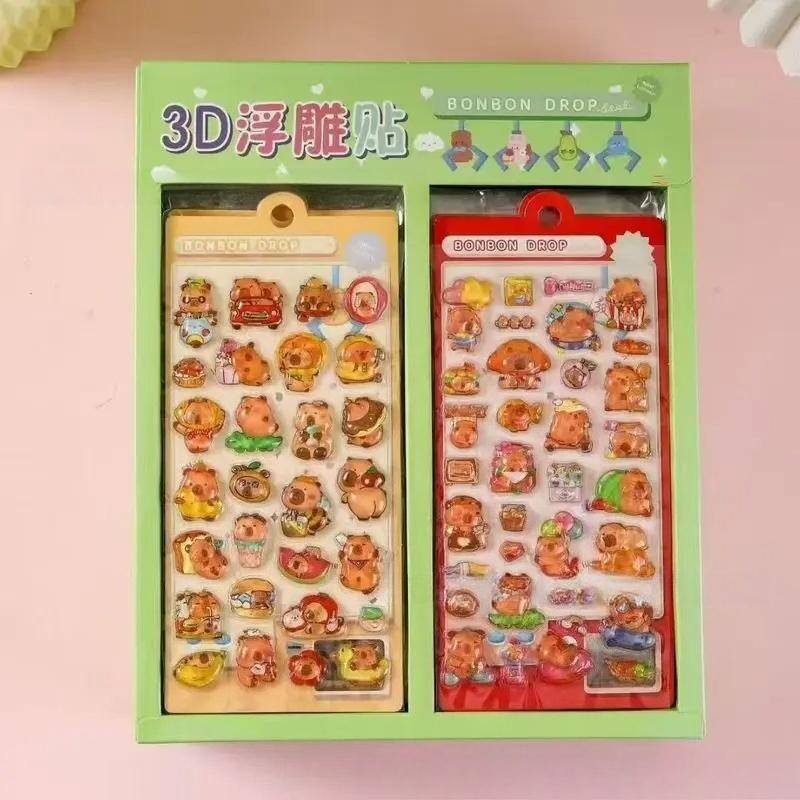 Crayon Shin-chan Relief-Sticker Cartoon Originalität Kinder Belohnungs-Sticker Mode Zarte Persönlichkeit Dekorations-Sticker