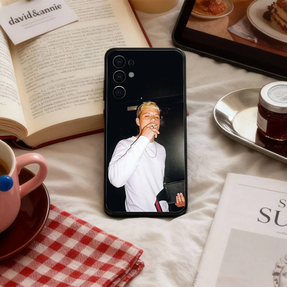 Trendy PLK F-French Rapper    Phone Case For Samsung S 25,24,23,22,30,21,10,9,Ultra,Plus,Lite,FE,4,5 G Soft Black Case