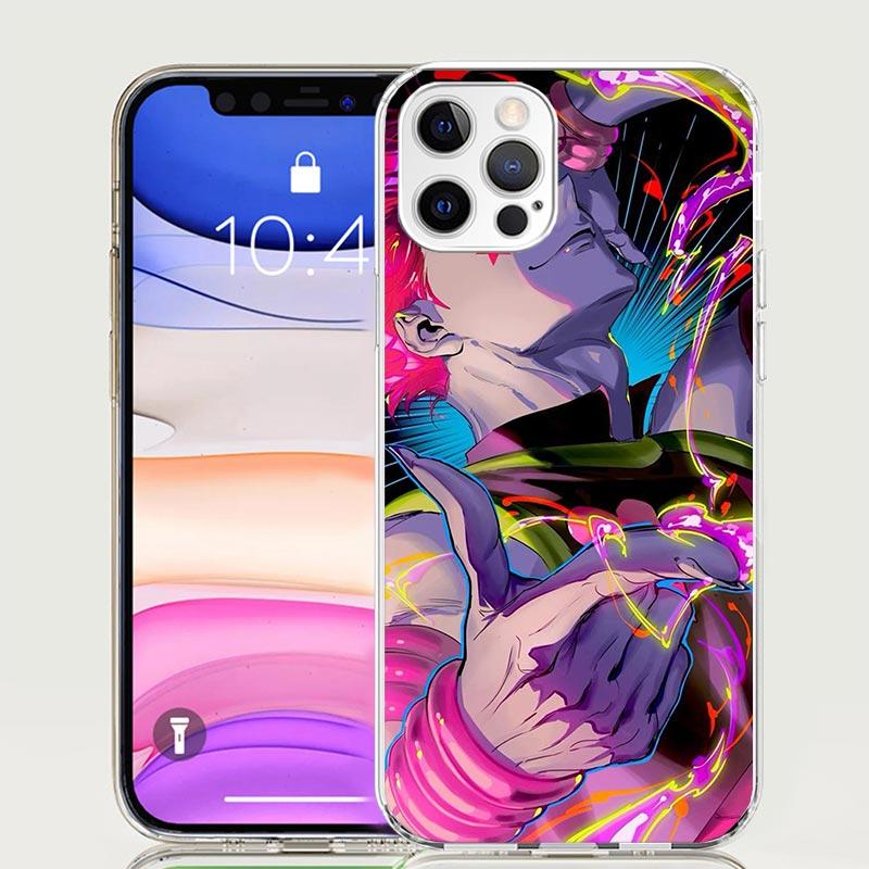 

Чехол для телефона Huner X-Hunters Hisoka для iPhone 17 Air 16 15 Plus 11 14 Pro Max 13 Mini 12 7 8 + SE Рисунок Арт Индивидуальная обложка 17 iPhone 16E