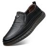 Cow Leather Shoes Men Business Casual Lightweight Soft Bottom Loafers Driving Flat Shoe Slip On Male Footwear Handmade