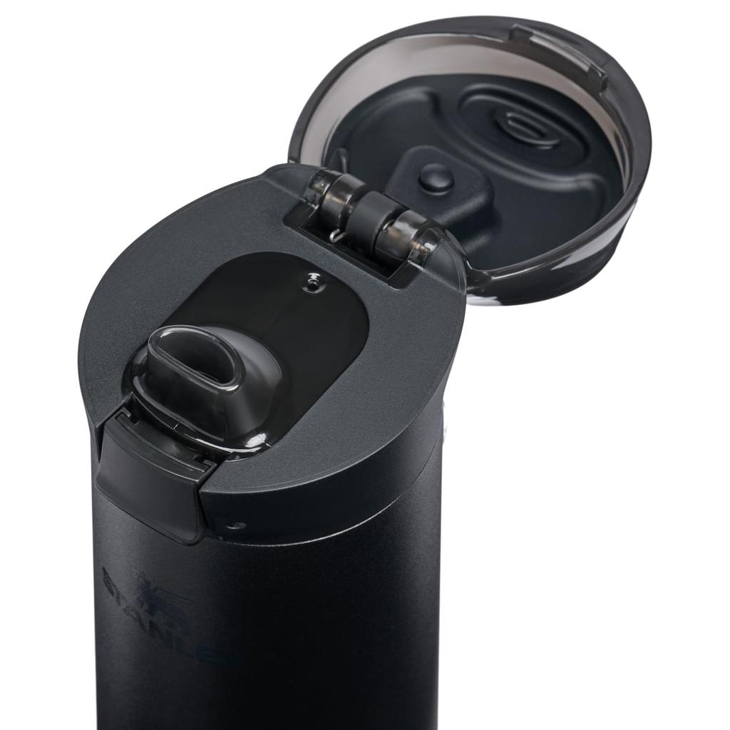 STANLEY 1913 Flowstate Spring Vacuum Insulated Black L Bottle, 2.0, 0.59