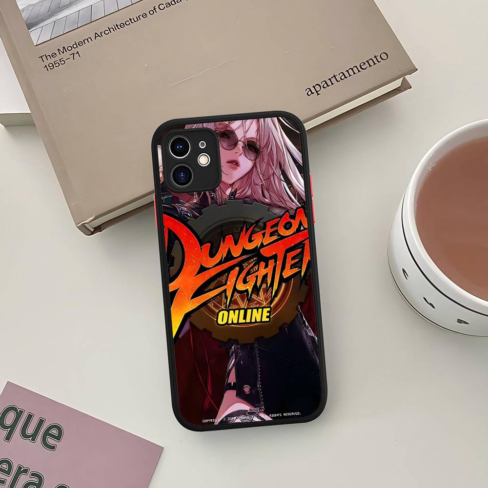 D-Dungeon A-And F-Fighter Phone Case For IPhone 16 15 14 13 12 11 Pro Max 7 8 6 6s Plus Matte Cover