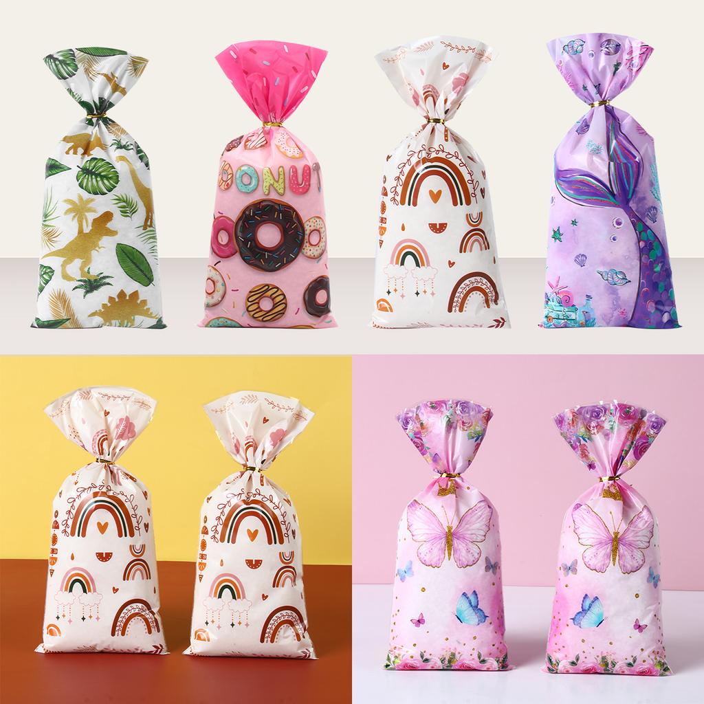 Purple Mermaid Paper Gift Bags Candy Boxes Kids 1st Mermaid Theme Birthday Party Decoration Girl Baby Shower Decoration