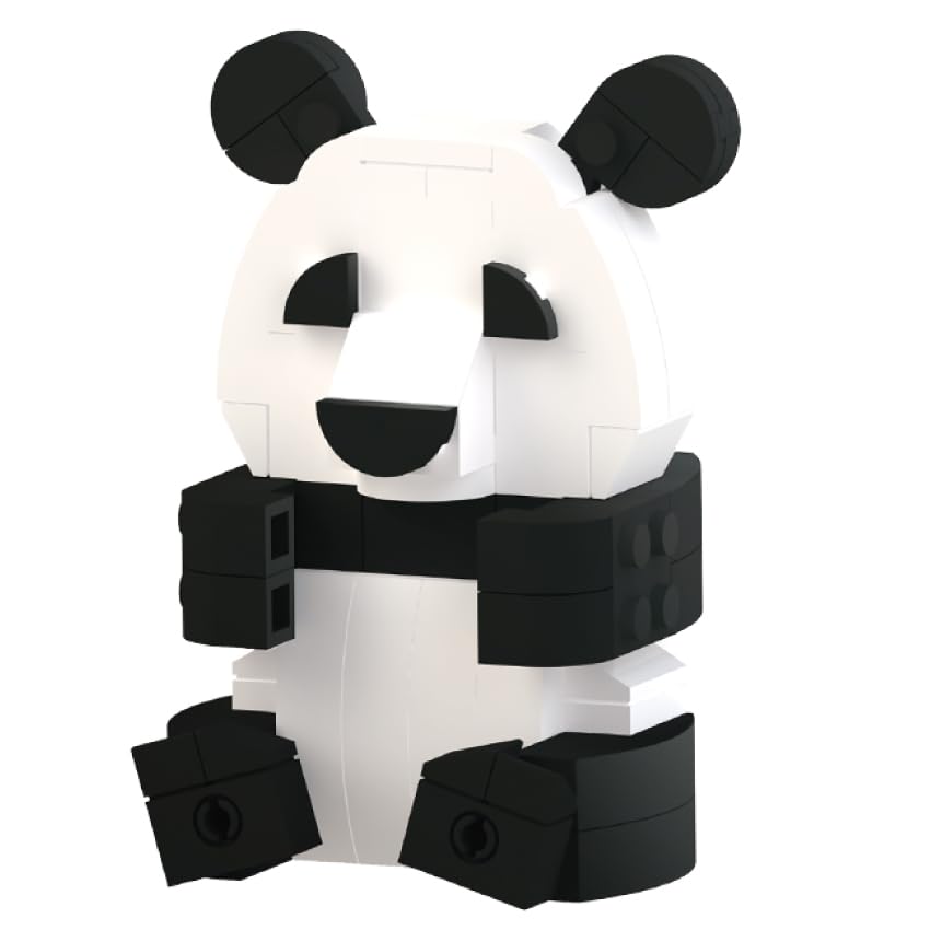 BIKKU Have fun building with big blocks! The zoo's favorite creature: the giant panda