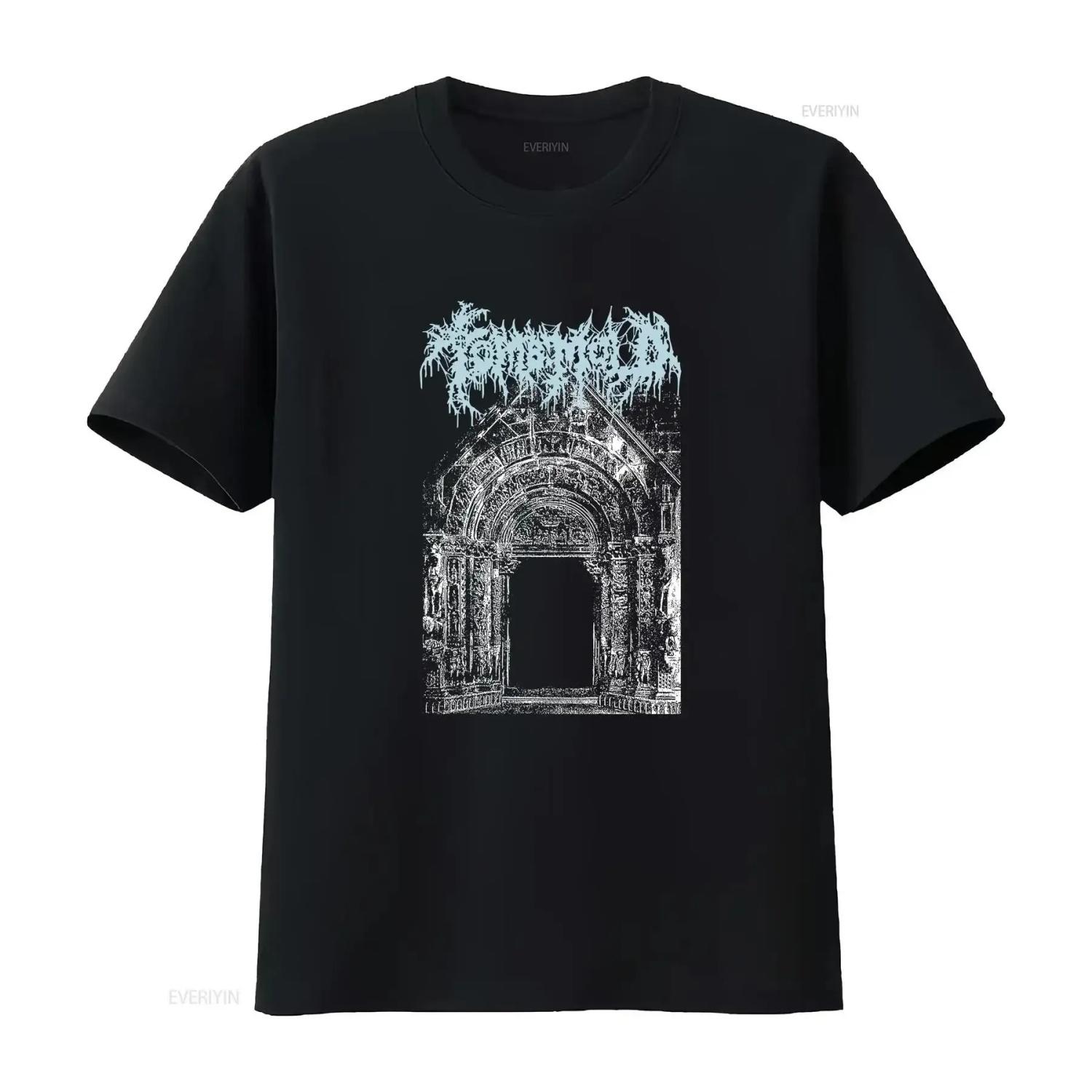 

Limited NWT Tomb Mold The Bottomless Perdition Canada Heavy Metal T Shirt vintage Washed Unisex designer clothes Slightly S чёрный