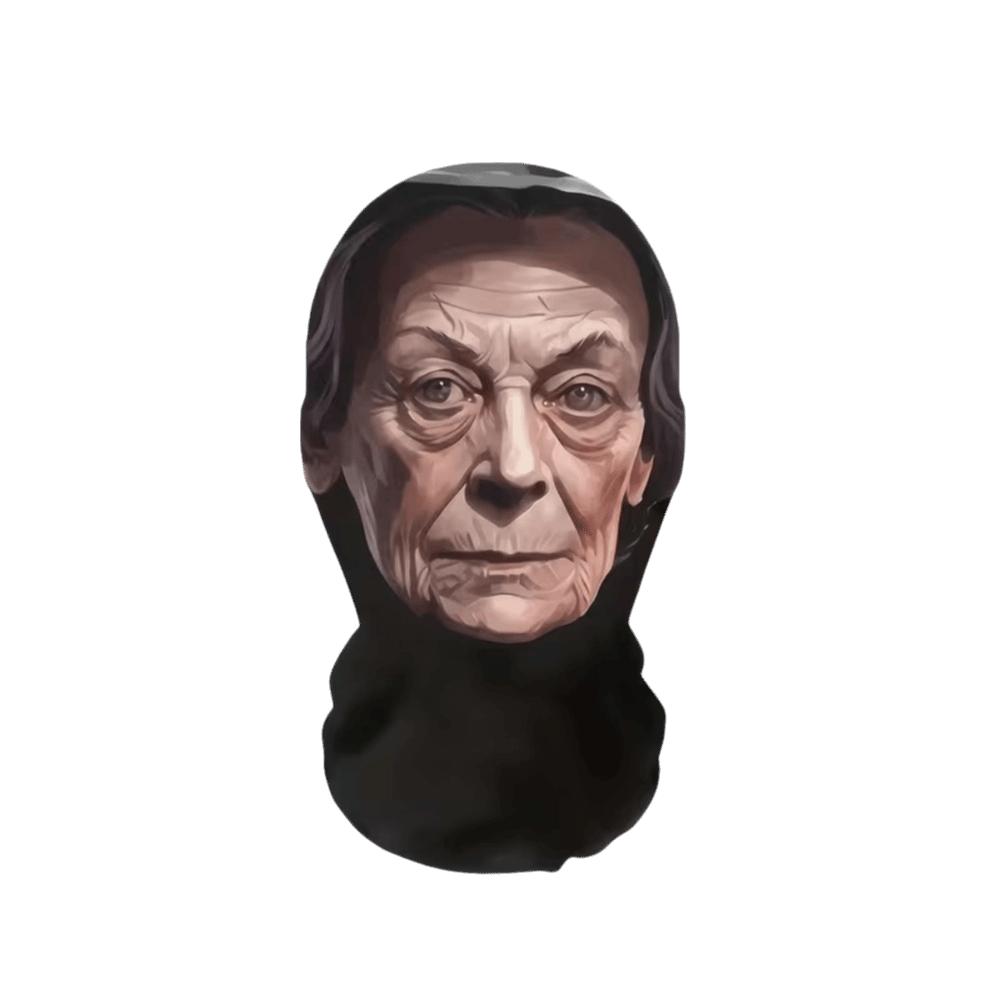 Breathable Funny Horror Grandma Mask Ultra-Soft Mesh Mask Party Masquerade Mask Masquerade Balls