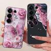 Flower Cartoon Fashion Design Phone Case For Tecno Camon 50 4G CN5 Camon50 Funda Soft Lisquid Silicone Shockproof Back Cover