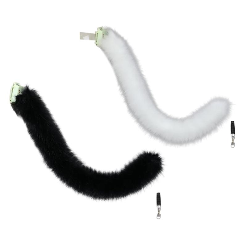 Tier-Cosplay-Kostüme Elektrisch Beweglich Kunstpelze Katzen Füchse Schwanz Pelziger Schwanz für Halloween Party Kostüm Zubehör