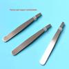 Precision Stainless Steel Eyebrow and Eyelash Tweezers for Beauty Shaping