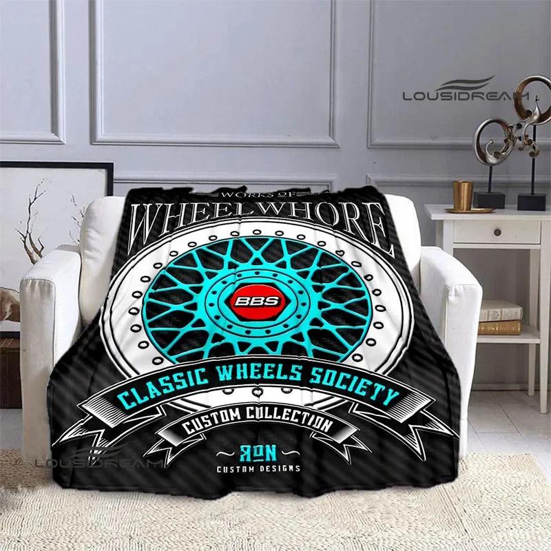 BBS Racer Printed Blanket Fashion Home Decor Flannel Soft and Comfortable Blanket Home Travel Essentials for Birthday Gift