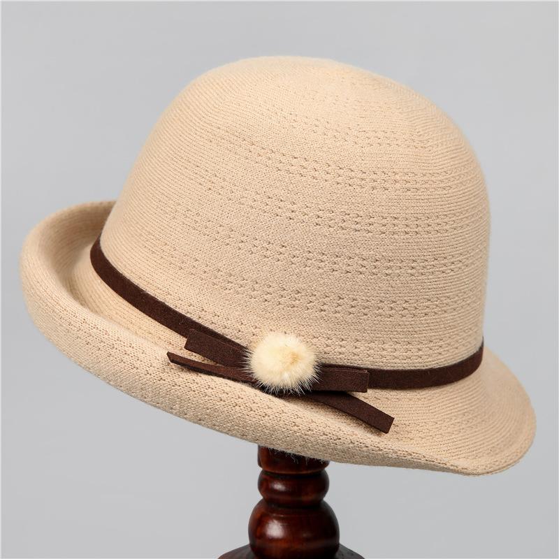Hat female autumn winter bucket hat basin hat casual basin hat