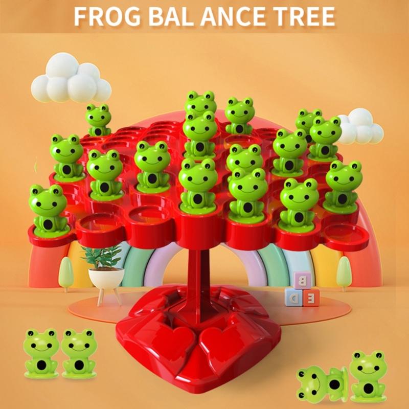 Math Game Frog Balance Counting Toy for Boys & Girls Educational Toy Children Gift Home School STEM Learning