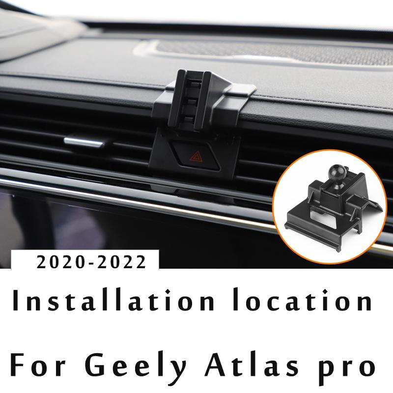 Car Phone Holder For Geely X7 Sport Atlas pro 2018  2022 Car Styling Bracket GPS Stand Rotatable Support Mobile