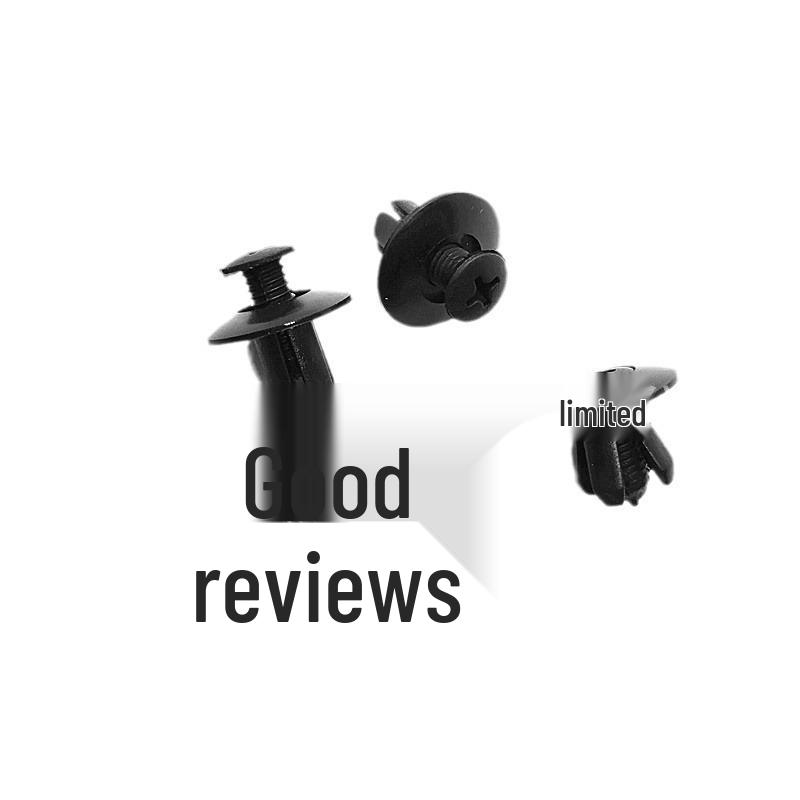 Universal Car Mudguard Fender Expansion Screws with 8mm Through-Core Nails and Matching Screwdriver