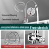 ZISIZ Wall-Mounted SUS304 Kitchen Single Cold Faucet