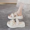 Summer 2025 new women's fashion style cool slippers wear skirt fairy style exquisite thin sandals