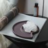 Ceramic Tray Organizer -Nordic Artistic Entryway Key Holder with Scent Diffuser, Minimalist Vanity Jewelry Dish for Home Decor
