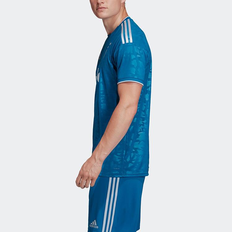 Adidas Juventus 2019-2020 Season Away Football Jersey T-Shirt Men Tops Blue DW5471