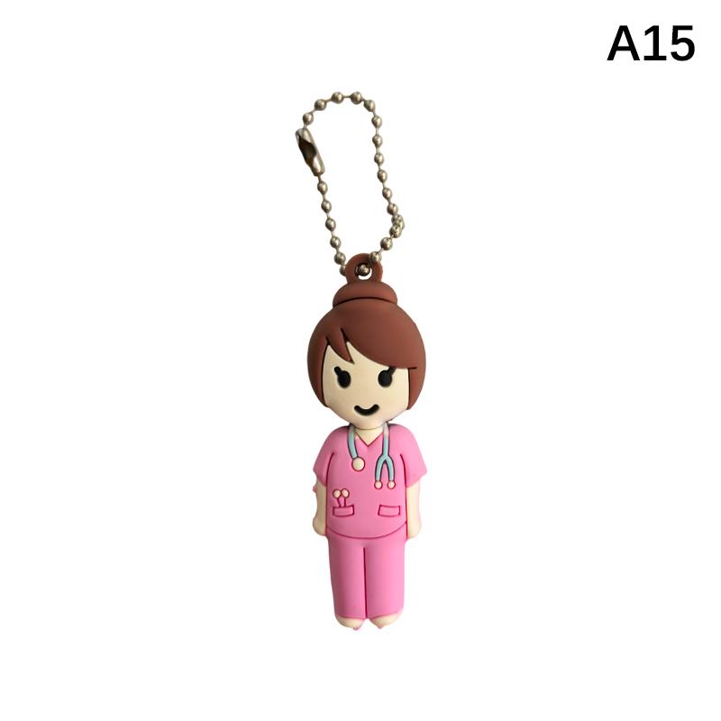 Ampoule Bottle Opener Pendant Soft Gel Ampoule Keychain Syringe-Shaped Nurse Doctor Ampoule Opener Medication Vial Breaker Tool