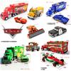 Cars Toys- Lightning McQueen Jackson Storm Chick Hicks Diecast Container Truck Metal Alloy Model Peripheral Toys Birthday Gifts!