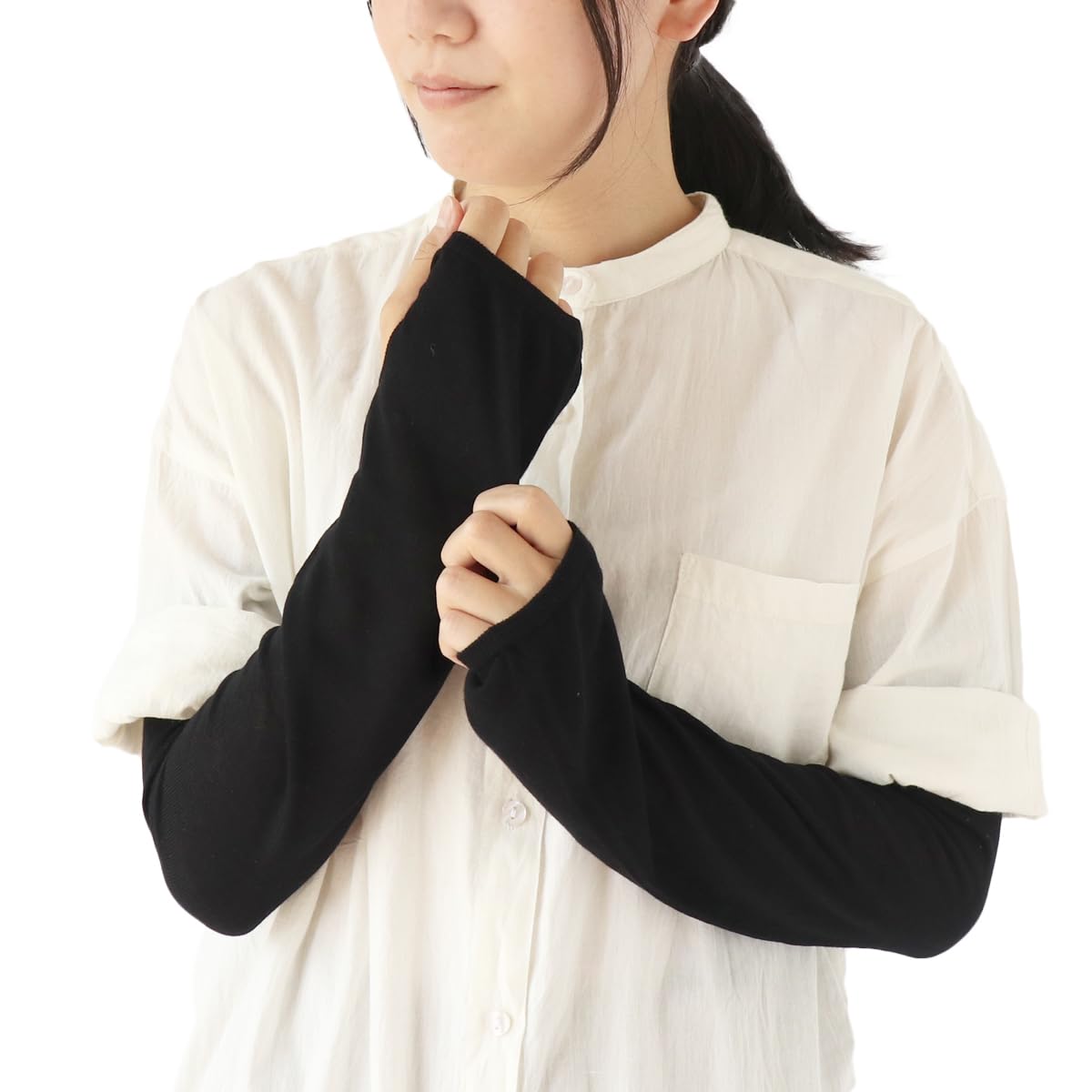 

arm UV long black [Mateller] Cool-to-the-touch cover, protection, W7219, length, чёрный