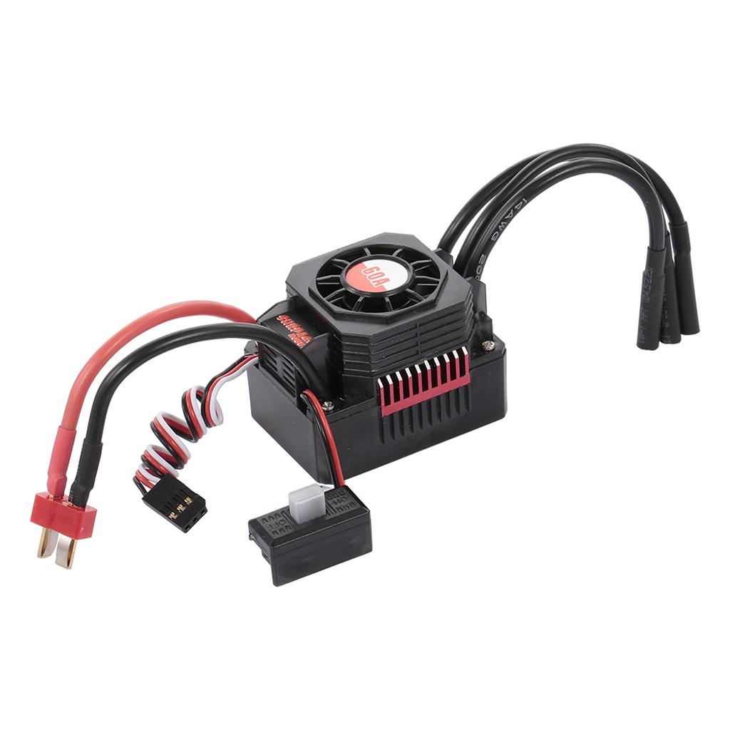 SURPASS HOBBY 3650 3900KV Brushless Motor with Heat Sink and 60A ESC with BEC Waterproof for 1 10 1 8 RC Car Truck