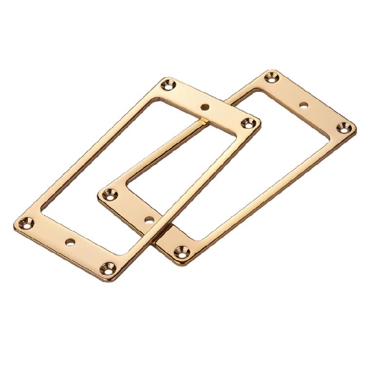 2Pcs Pickup Mounting Ring Set Pickup Cover Frame Replacement for Electric Guitar
