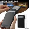 Suteni H19 Litchi Grain 2-in-1 MagSafe Removable Card Box Back Phone Case
